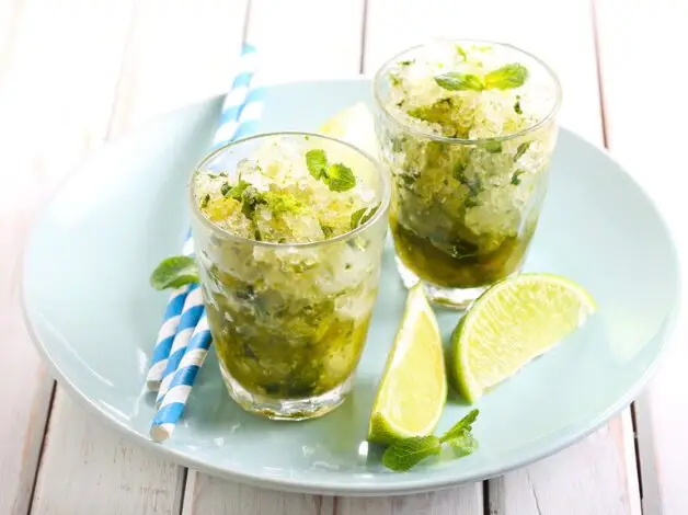 GRANITA AL LIMONE E MENTA
