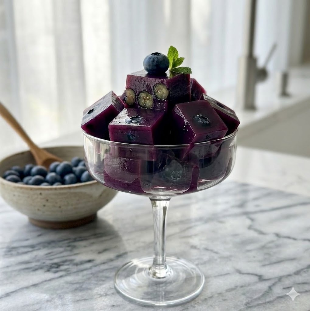 Caramelle gommose ai mirtilli e yogurt