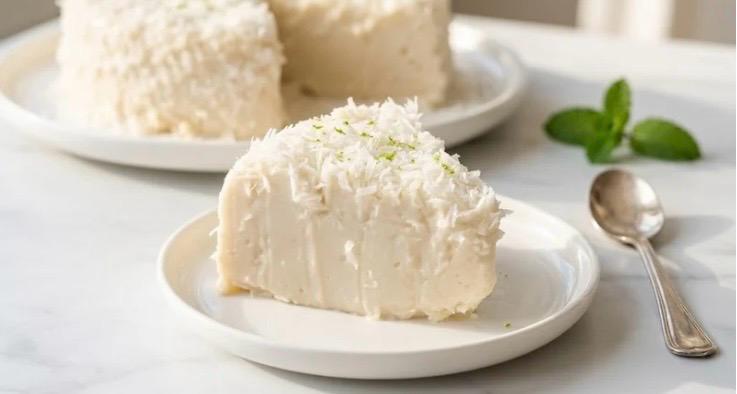 Torta budinosa al cocco