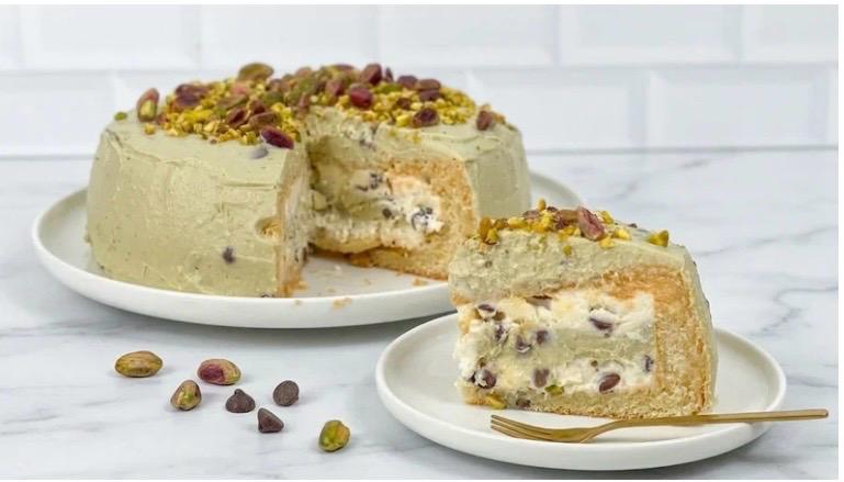 Torta Fredda Ricotta e Pistacchio 