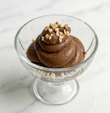 Mousse cioccolato e avocado
